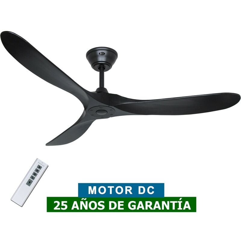 Casafan - Ventilateur de plafond 315227 eco genuino 152cm noir mat