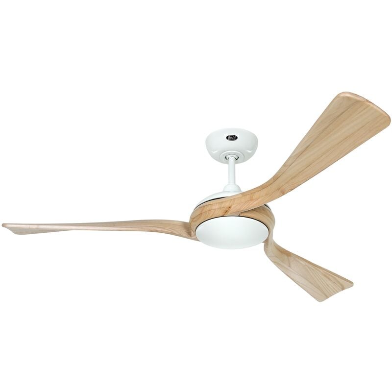 Casafan - Ventilateur de plafond 314232 Eco Interior 142cm blanc/ bois naturel