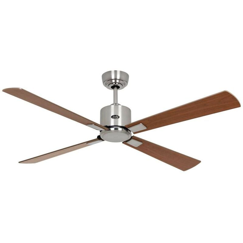Casafan - Ventilateur de plafond eco neo iii 132cm 942212 chrome brossé/cerise ou noyer
