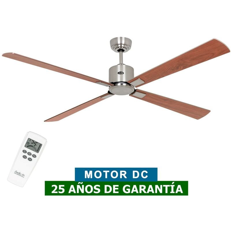 Casafan - Ventilateur de plafond 942313 eco neo iii 152cm cerisier ou noyer/ chrome brossé