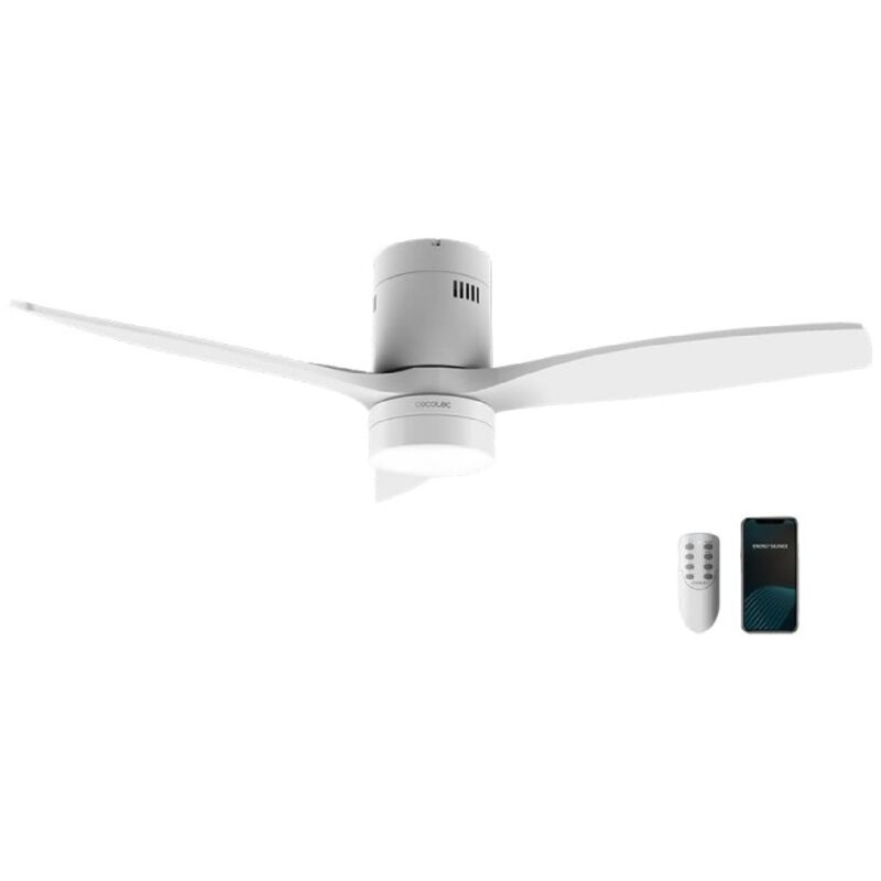 Cecotec - Ventilateur de plafond EnergySilence Aero 5600 White Aqua Connected