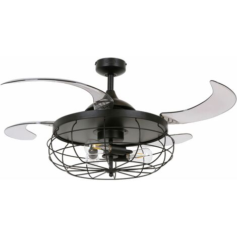 Ventilateur de plafond Fanaway Industri Noir