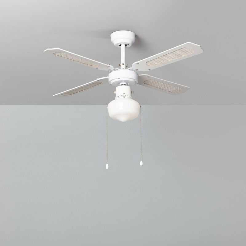 Ventilateur De Plafond Havoc Blanc Blanc Blanc 17872 36466