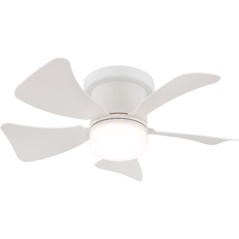 Ventilateur de plafond Hines Blanc avec LED