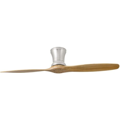 Ventilateur de plafond LAMA - Lames en bois de noyer noir