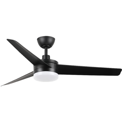 Ventilateur de plafond LED courbe noire - Ledme - LM8813