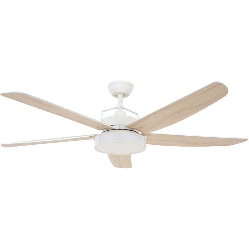 Lucci Air - Ventilateur de plafond Louisville dc Blanc avec led