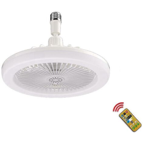 Ventilateur de plafond moderne avec éclairage LED et télécommande 30W