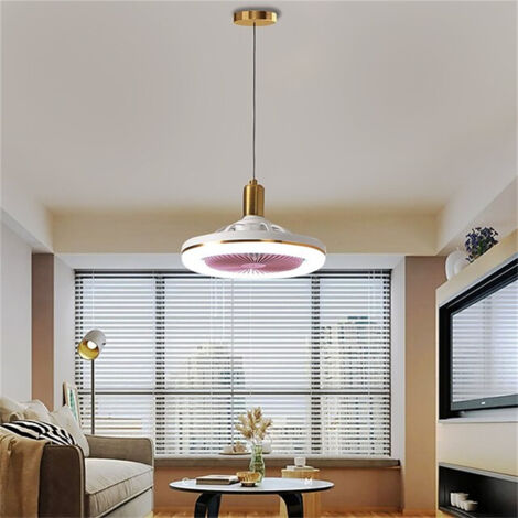 Ventilateur de plafond moderne LOLLANDA, ventilateur de plafond LED, lumière tricolore/trois vitesses de ventilation, ventilateur de plafond encastré