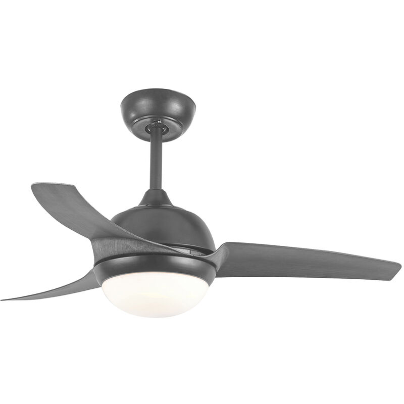 Sulion - Ventilateur de plafond Moteur ac 107cm led 18W cct Gris