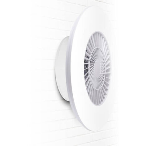 Ventilateur de Plafond / Mur LED 40W Blanc AC 3000+4000+6000 avec Télécommande + App 3000+4000+6000 | IluminaShop