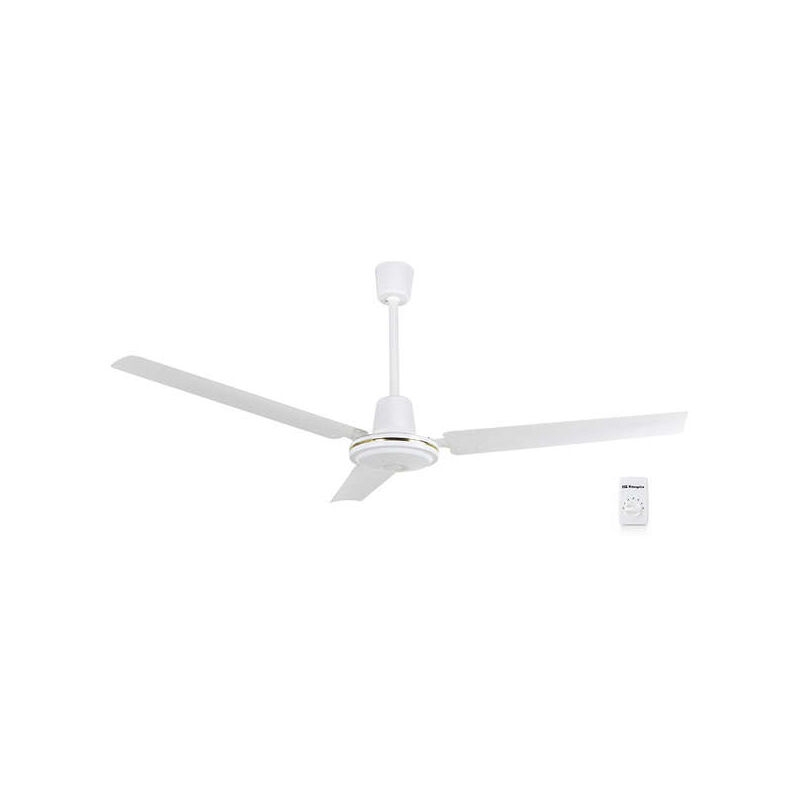 Orbegozo - cf 86140 ventilateur de ventilateur de plafond élégant et fonctionnel - interrupteur de mural - 5 vitesses - puissance 70w - 140cm de