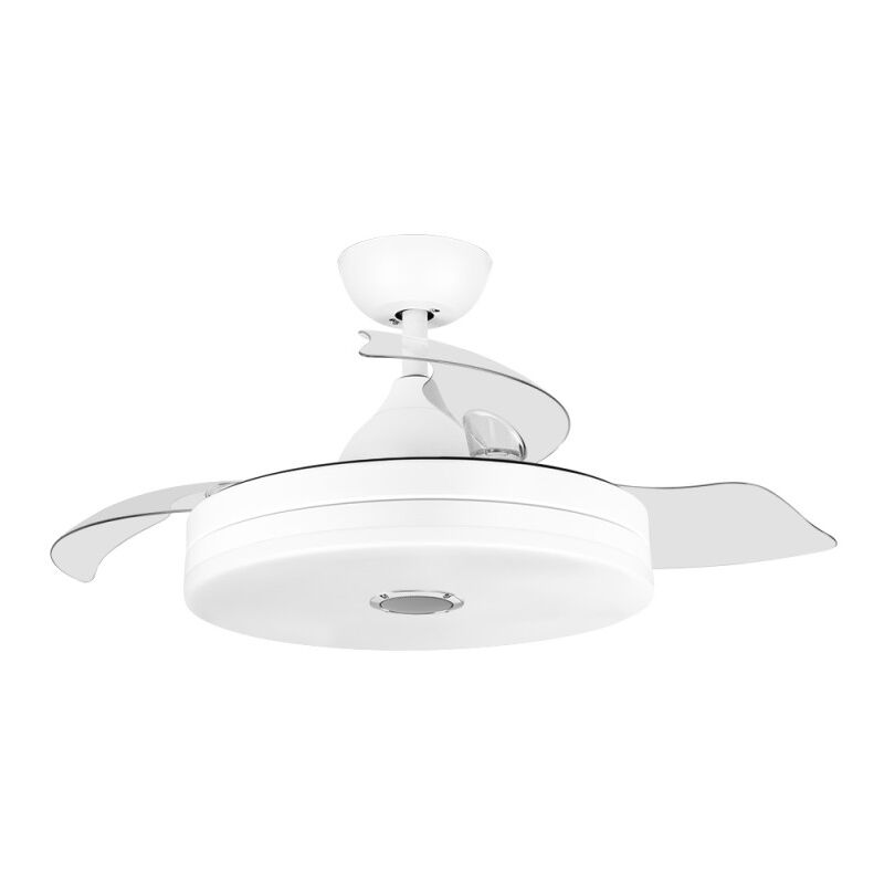 Orbegozo - Ventilateur de plafond Orgebozo avec lumière led Télécommande Silencieux 3 lames rétractables de 105 cm Mode hiver-été