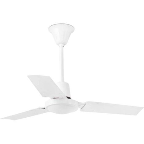 Ventilateur De Plafond Hunter Seville II Blanc 112 Cm, Sans Lumière, 5 Pales, Pour Chambre Ou Salon