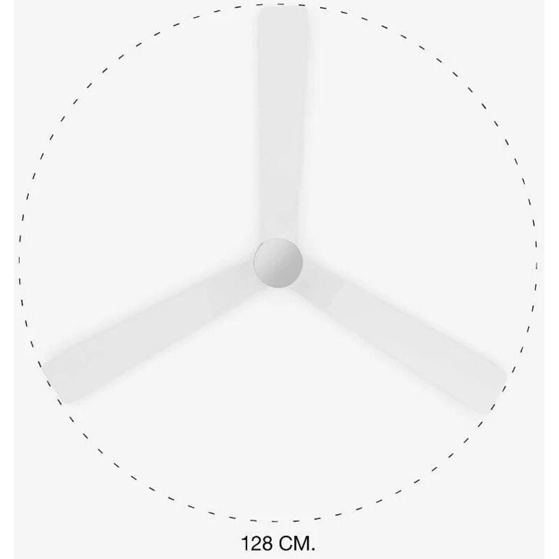 Faro Barcelona - Ventilateur de plafond sans lumière Nassau réf. 33487