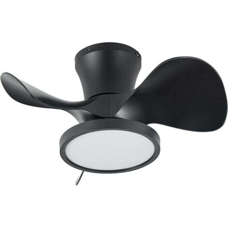 Ventilateur de plafond silencieux avec lumière LED 22 pouces (environ 55,9 cm) grand volume d'air télécommande adapté à la cuisine chambre salle à manger terrasse