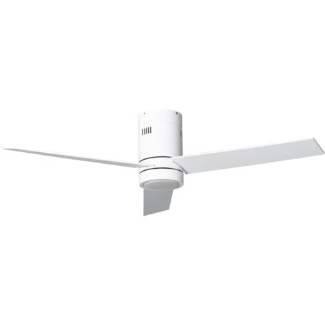 LEDKIA Ventilateur de Plafond Silencieux Blanc Tydir 132cm Moteur DC Blanc