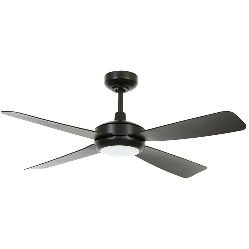 Lucci Air - Ventilateur de plafond dc Slipstream Noir avec led