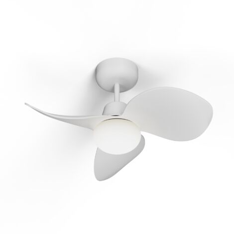 Ventilateur de plafond SNAPFAN LED 6,5 W Ø86 cm blanc – Moteur DC silencieux,