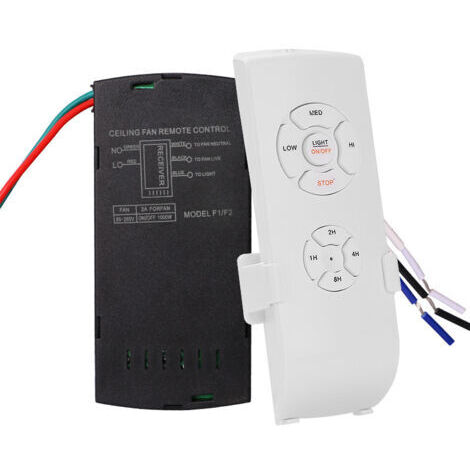 Ventilateur de plafond universel avec télécommande 110 V/220 V Kit de distribution sans fil pour maison/bureau/hôtel/lub