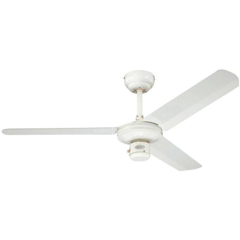 Westinghouse - Ventilateur de plafond Industrial (ø x h) 122 cm x 370 mm Couleur des pales: blanc Couleur du boîtier (dét