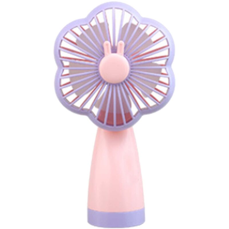 Ventilateur de Poche Mini USB Rechargeable Rose - Ventilateur Portable pour Voyage
