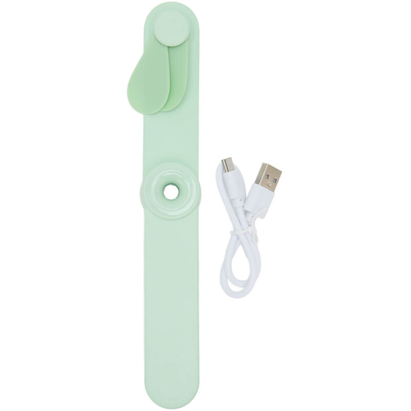Ventilateur de Poche Rechargeable USB 3 Vitesses Silencieux pour Voyage Bureau Extérieur