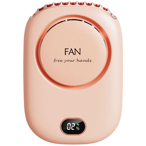 Ventilateur de poche, ventilateur portable, ventilateur sans pales, rose