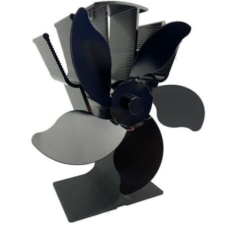 Ventilateur de poêle à bois-ventilateur de cheminée à énergie thermique à 5 pales-ventilateur silencieux pour poêle à bois/cheminée