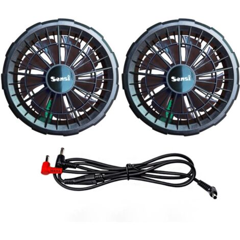 Ventilateur de refroidissement 12V pour vêtements - Idéal pour travailleurs du bâtiment en été