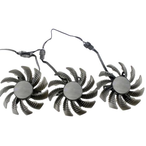 Ventilateur de Refroidissement 75 MM 0.35A pour Ventilateur de Refroidissement de Carte VidéO de AORUS GTX 1080 1070 Ti G1 ou GTX 1070Ti G1 (3 PièCes SéRies)
