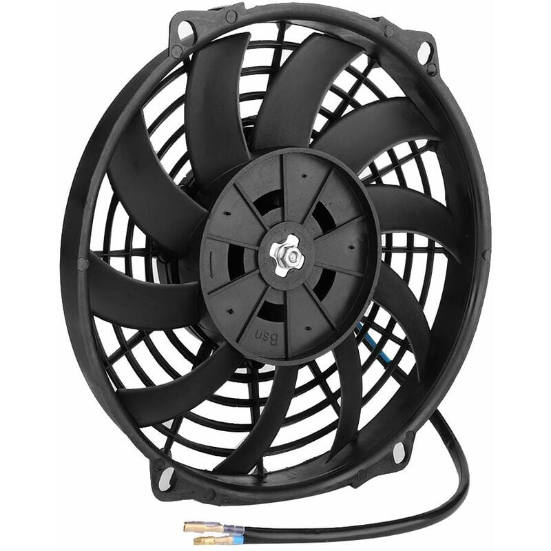 Crea - Ventilateur de Refroidissement a/c, Ventilateur de Refroidissement électrique à Condensateur de Climatiseur à Lame Incurvée de Voiture