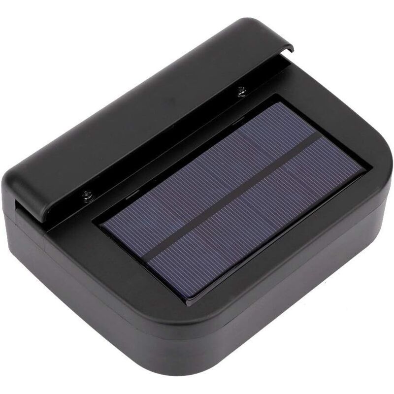 Ventilateur de refroidissement de voiture solaire, ventilateur de voiture noire Garder dans le ventilateur d'échappement de la voiture applicable 6cm