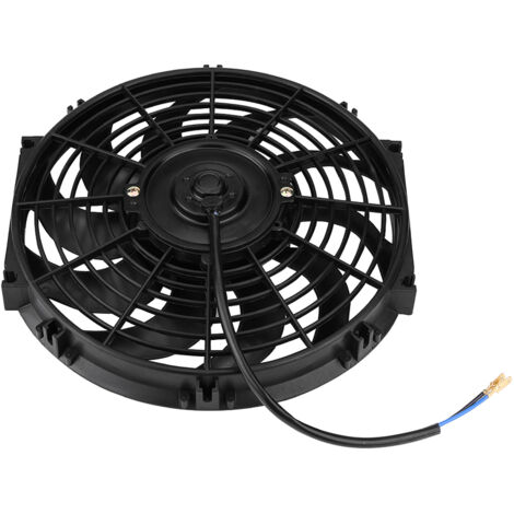 Ventilateur de refroidissement moteur électrique universel 12V 12 pouces, mince et puissant, avec kit de fixation pour voiture
