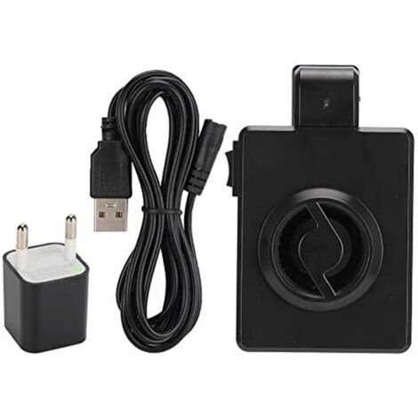 Ventilateur de Refroidissement pour Aquarium, Petit Ventilateur en Forme de Crabe Ventilateur de Refroidissement pour réservoir de Poissons(EU，noir)——Adélala