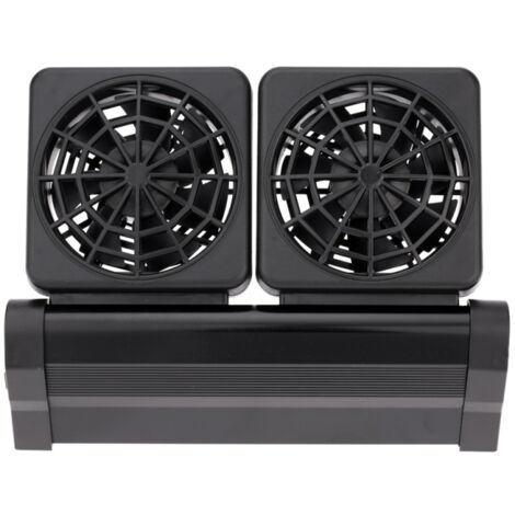 Ventilateur de refroidissement pour aquarium, refroidisseur à air froid pour aquarium, 2 vitesses de ventilation réglables, 100-240 V