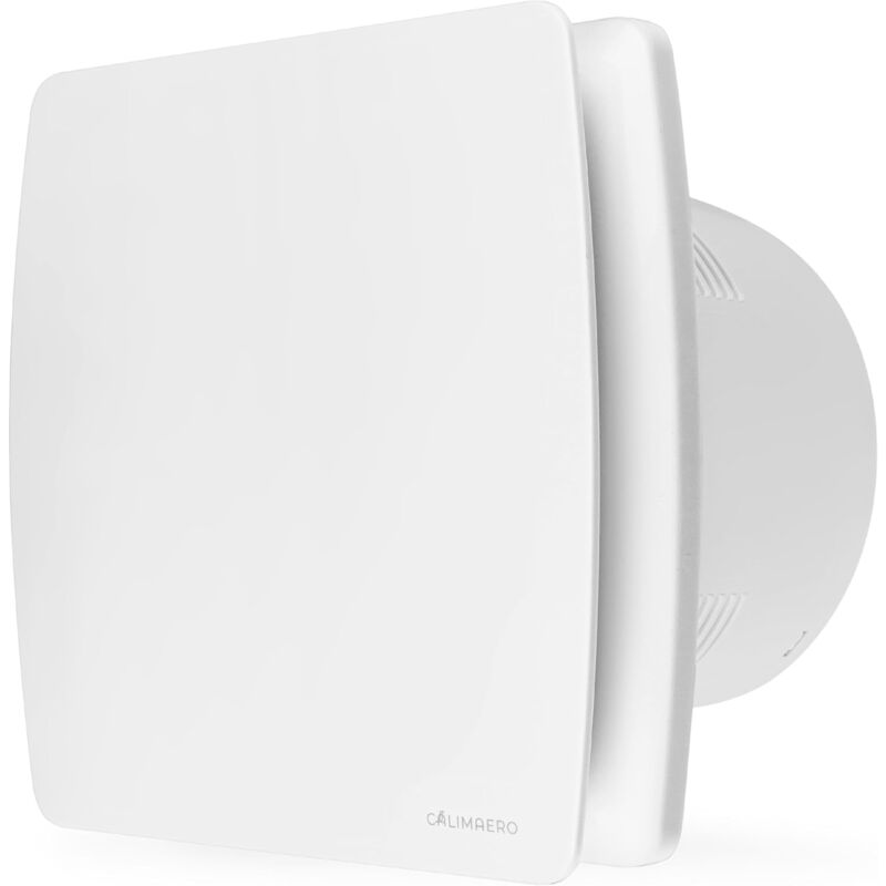 Ventilateur de salle de bain 150mm Avec ralentisseur Et clapet anti-retour, Ventilateur de salle de bain Avec capteur d'humidité, Efficace en énergie