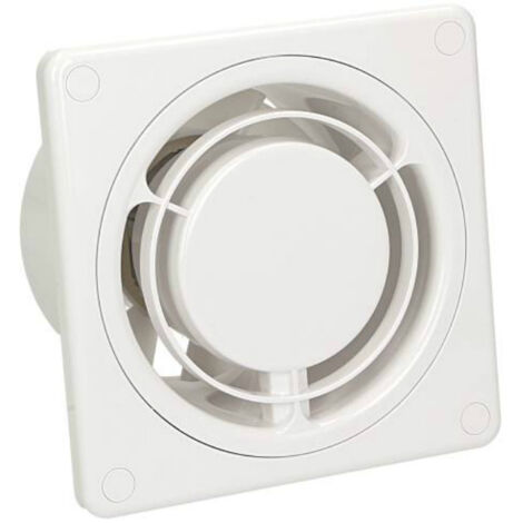 Ventilateur de salle de bain annulaire 100 mm – Installation murale – Débit 80 m³/h – Faible consommation 10 W – Indice IPX4 – Awenta