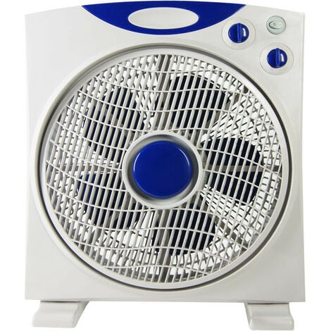 Ventilateur de sol 30 cm + minuteur - Box Fan 38W - Winflex