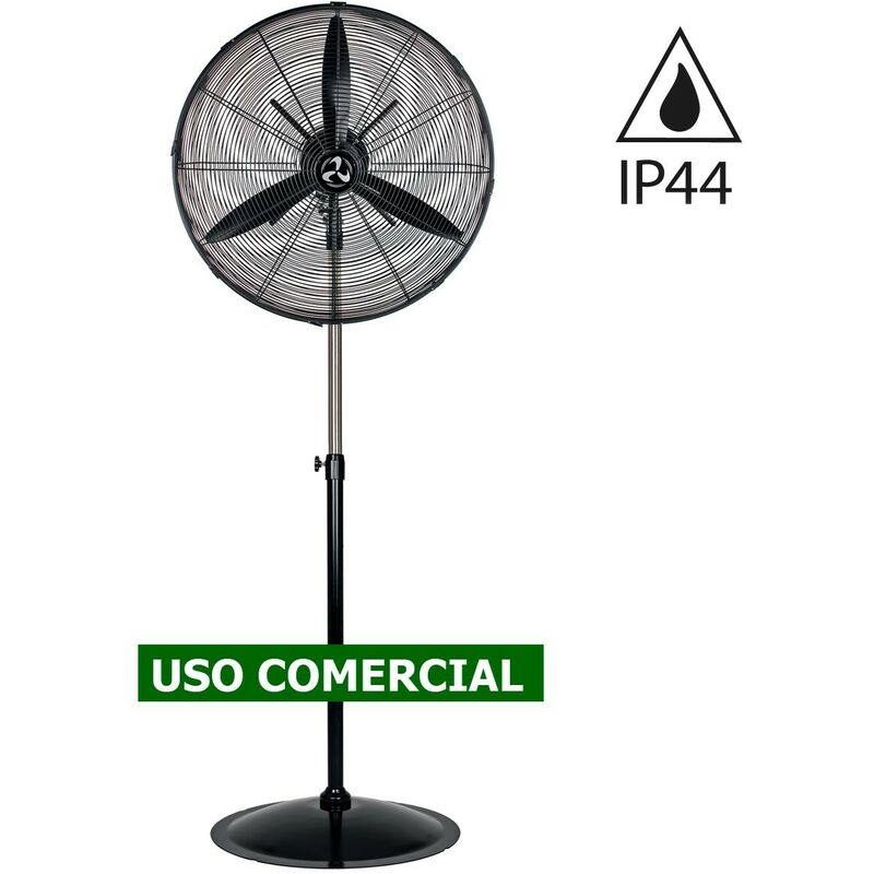 Ventilateur de sol Casafan 307501 WM3 stand eco noir mat noir mat