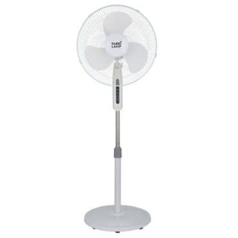 Ventilateur de sol Fabrilamp Etesio blanc 40 watts hauteur ajustable