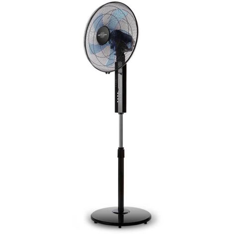 Ventilateur de sol orbegozo sf 0244 - 55w - 5 pales 40cm - 3 vitesses - programmable - hauteur/inclinaison réglable - télécommande a control -