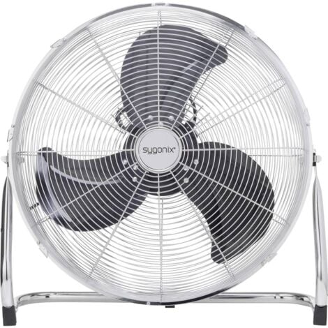 Ventilateur de sol Sygonix FE-50A 140 W argent