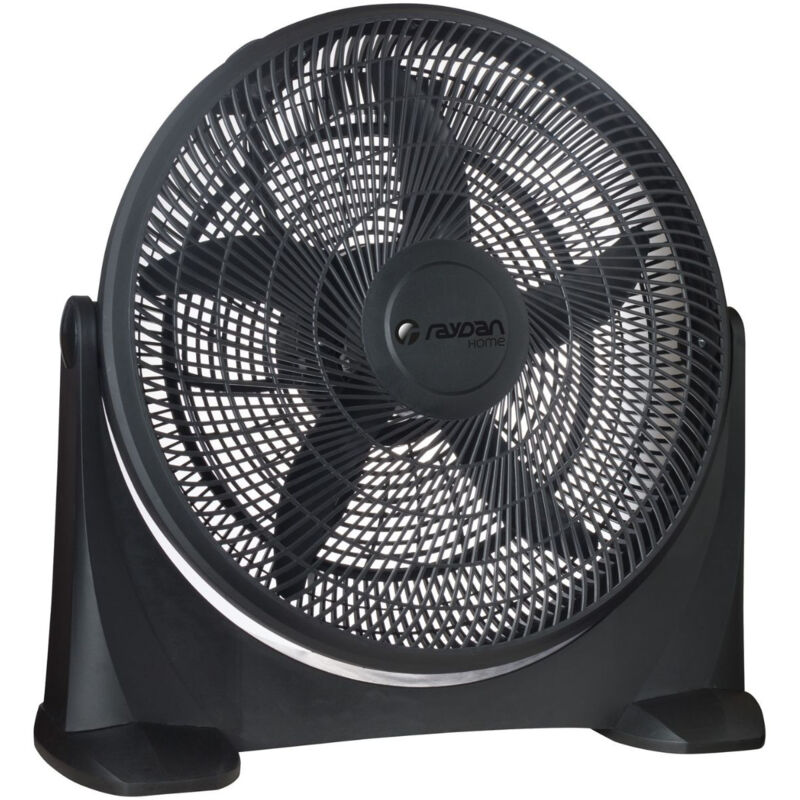 Dormer - Ventilateur de style industriel noir Ø50cm 80W Raydan Home