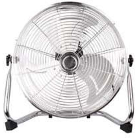 Ventilateur de support en acier chromé, 45 cm
