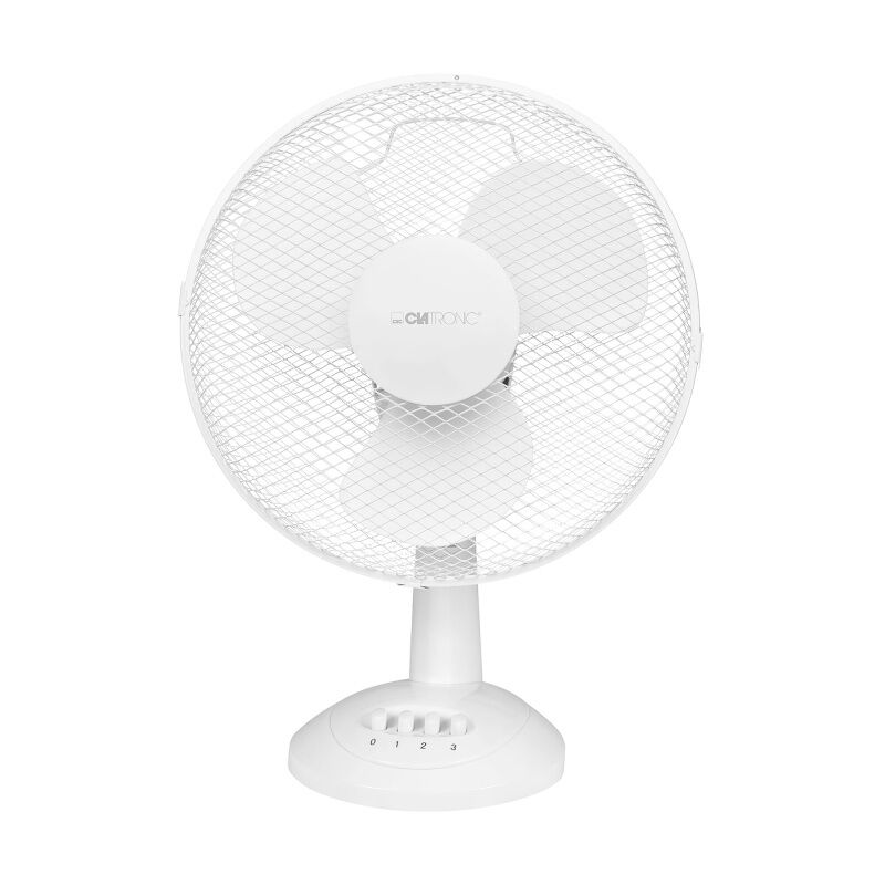 Clatronic - Ventilateur de table 30 cm Blanc