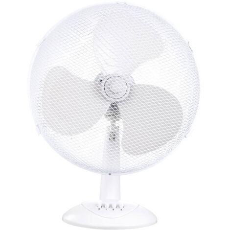 Ventilateur de table 34cm 40W Blanc