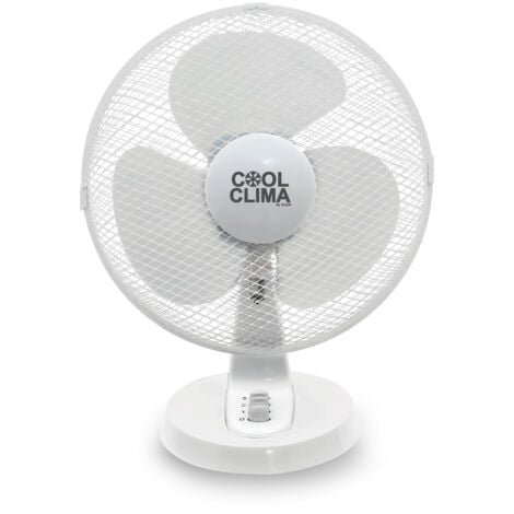 COOL CLIMA Ventilateur de table 40W - 30cm - 3vitesses