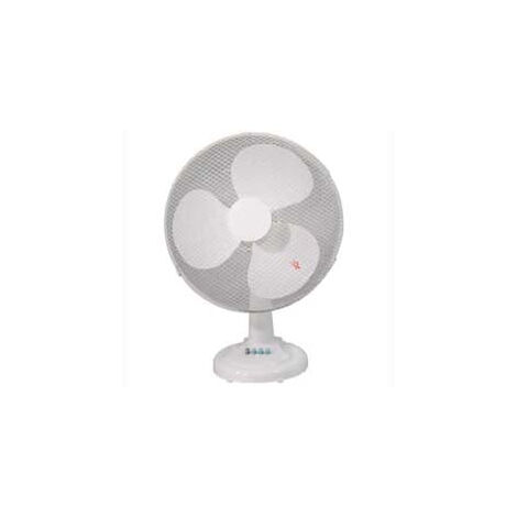 Ventilateur de Table 45W 3 Pales Diame'tre 40cm Oscillant Minuterie 3 Vitesses
