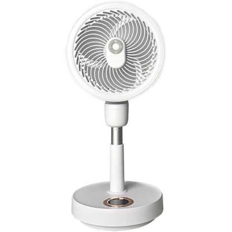 Ventilateur de table à minuterie avec télécommande, oscillant à 120°, idéal pour le camping en plein air.